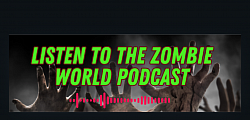 Custom animated gif banner for the Zombie World podcast (now on hiatus) and custom designed WordPress site for zombieworld.com (Divi)